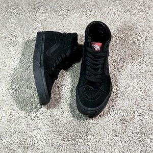 Vans High Too Sk8-Hi Reissue UC Athletic Shoes Black/Black - Size 7.5